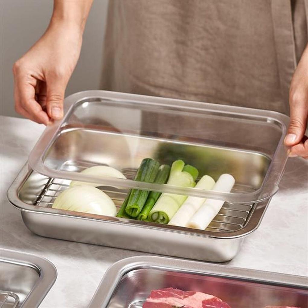 WAGENSTEIGER Stainless Steel Square Tray Set No. 4 Special (PC Cover)