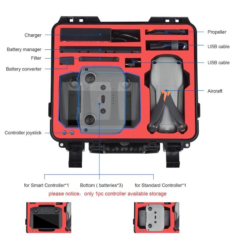 Portable Carrying for Case For Air 2S Accessories Hard for  Portable Waterproof Storage Bag Shockproof Box