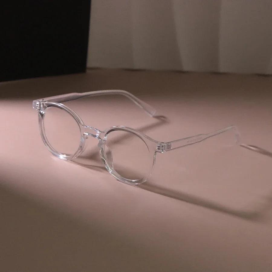 

Милые круглые женские мужские очки Стильный бренд Дизайнерские Прозрачные оптические очки Модные оправы