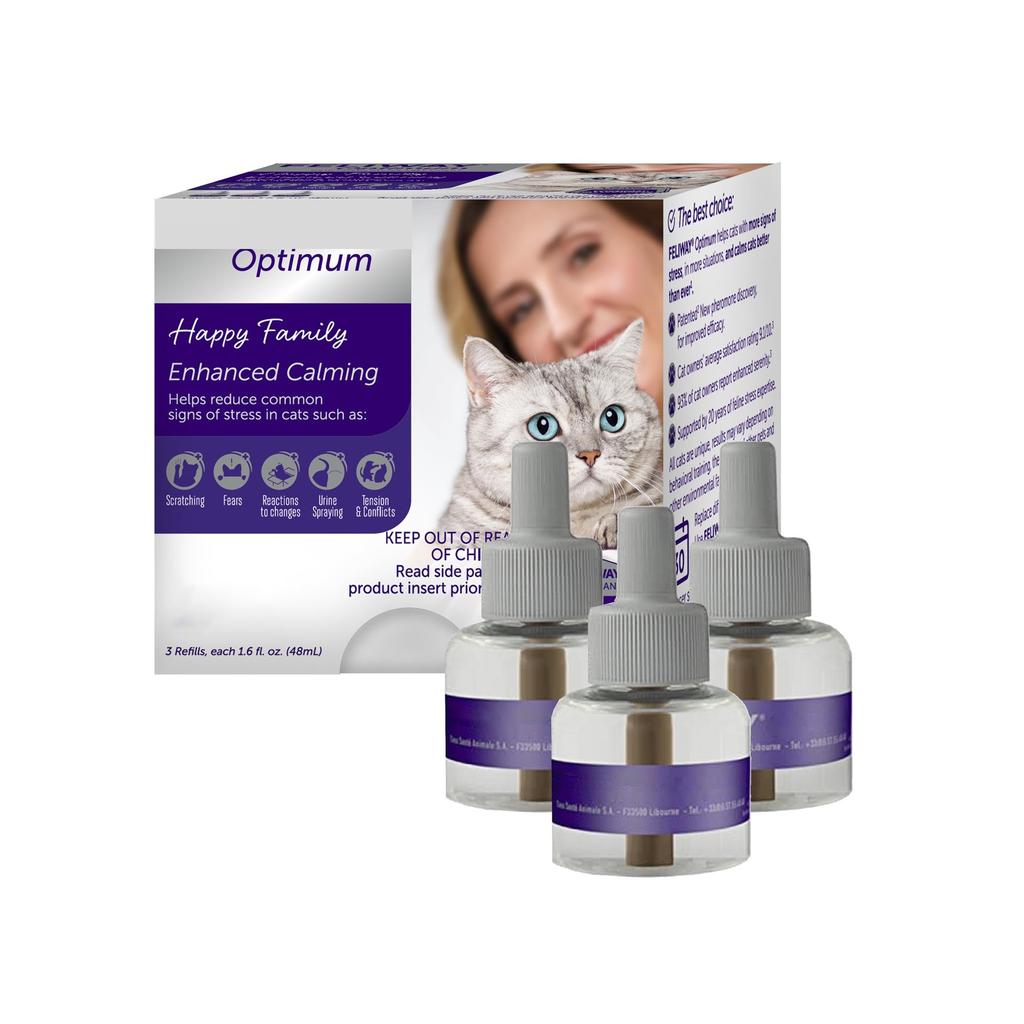 2025 Quente! Classic Calm Para Gatos, Refil de 30 Dias, 3 Embalagens (48ml)