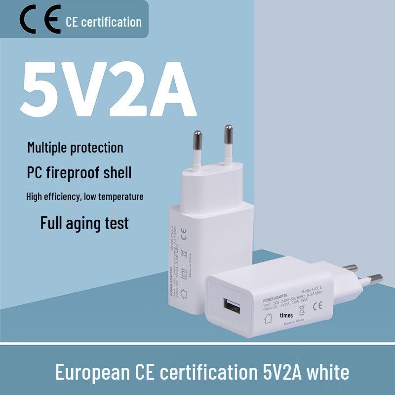 High-Quality 5V2A USB Mobile Charger, 3C Certified Universal Power Adapter Plug