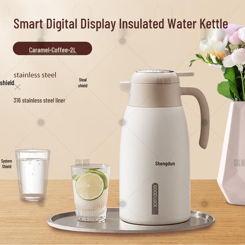 

Kuidun Умный цифровой дисплей Изолированный чайник для воды