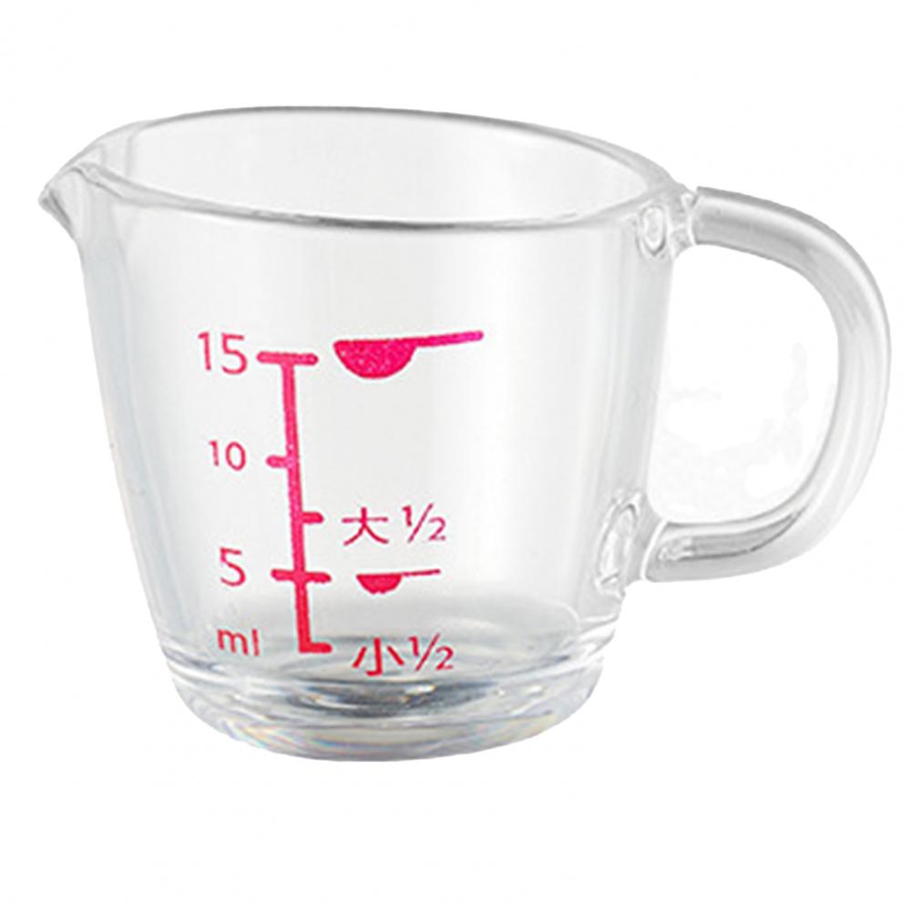 

20ml Clear And Convenient Mini Scale 15ml Measurement Cup Reusable Portable Cooking And Seasoning Measuring Cup Kitchen Supply прозрачный