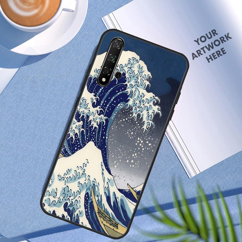 Great Wave Off Kanagawa Japan For Huawei Nova 3i 7i 8i 11 12i 10 9 SE Y60 Y61 Y70 Y72 Y73 Y90 Y91 P20 P30 Pro P40 Lite Case