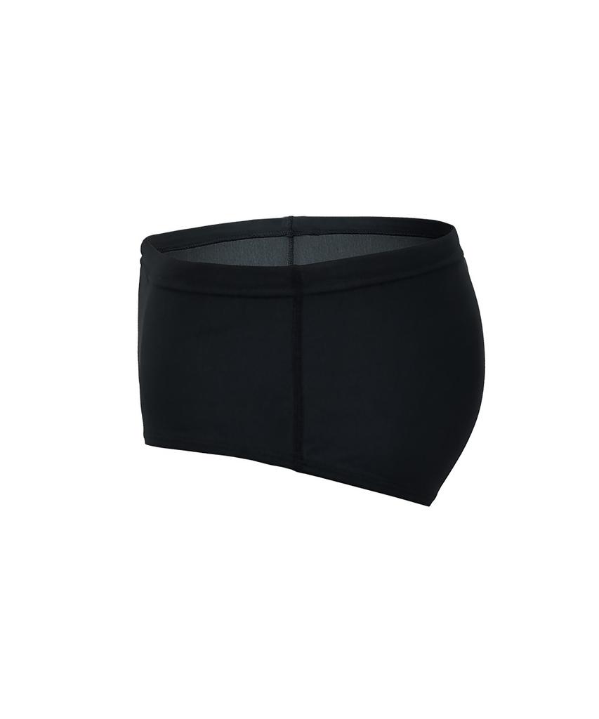 TS SPORTS Men'S Short Square Swim Pants M Deep Dive-Black