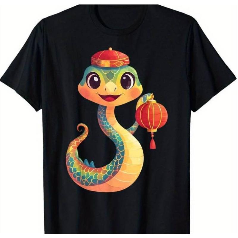 Tier Schlange 3D-gedruckte T-Shirts Lässig und Bequem Kurzärmelig Kinder Jungen T-Shirts