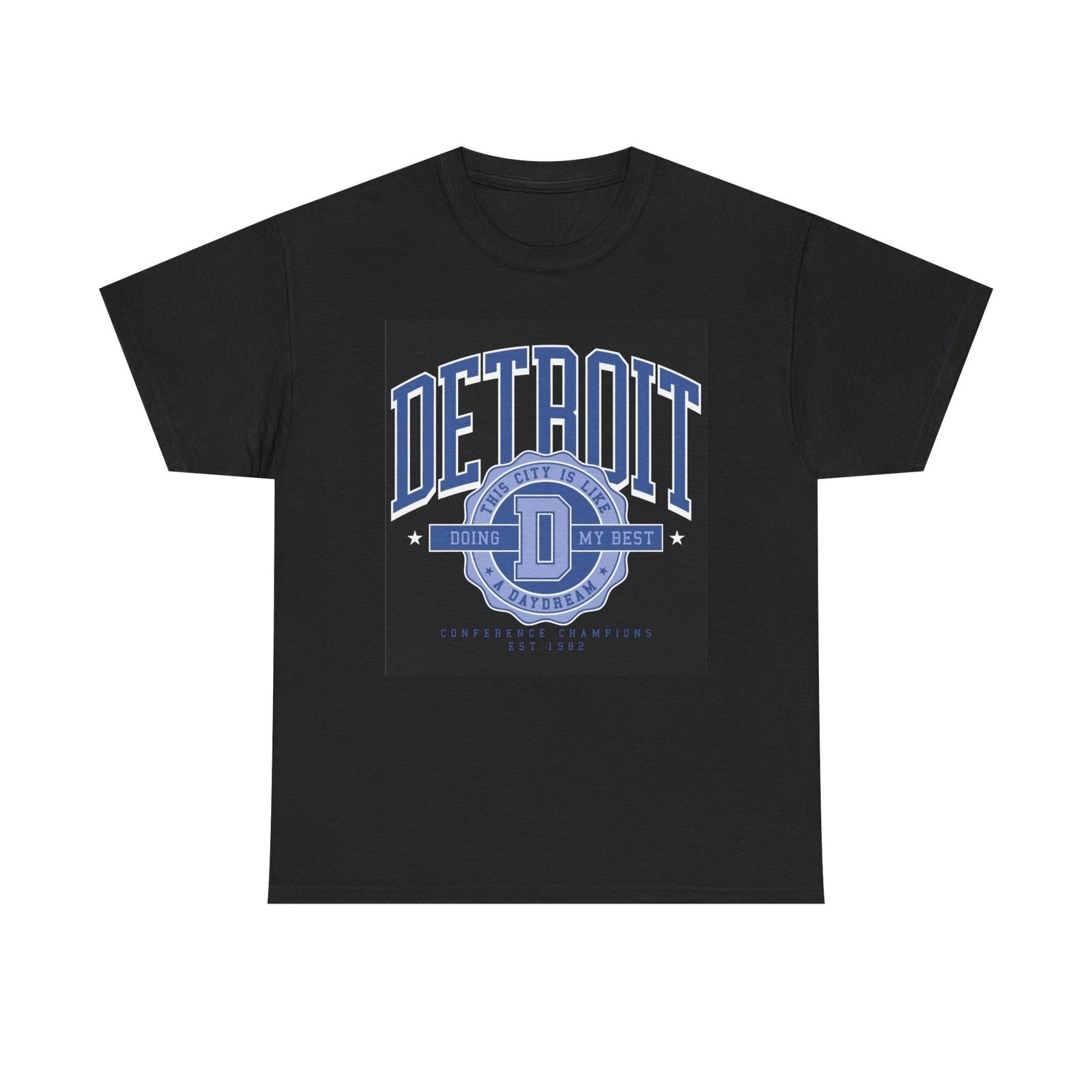 Men s and Women s T-shirts Detroit Graphic XL
