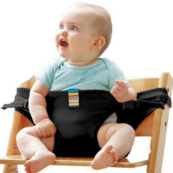 Portable Baby High Chair Safety Straps: Infant Dining Waist Belt & Seat Harness