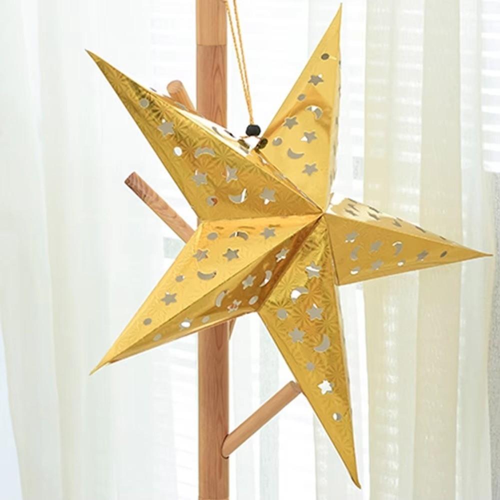 45cm Christmas Pendant Decoration Hanging Star Paper Lantern  Home Decor