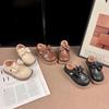 Little Girls' Soft Sole Leather Princess Flats - Spring & Autumn