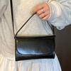 French Ins Niche Solid Color Simple Fashion Casual Versatile Small Square Bag Daily Commute Portable Messenger Bag Bag Women