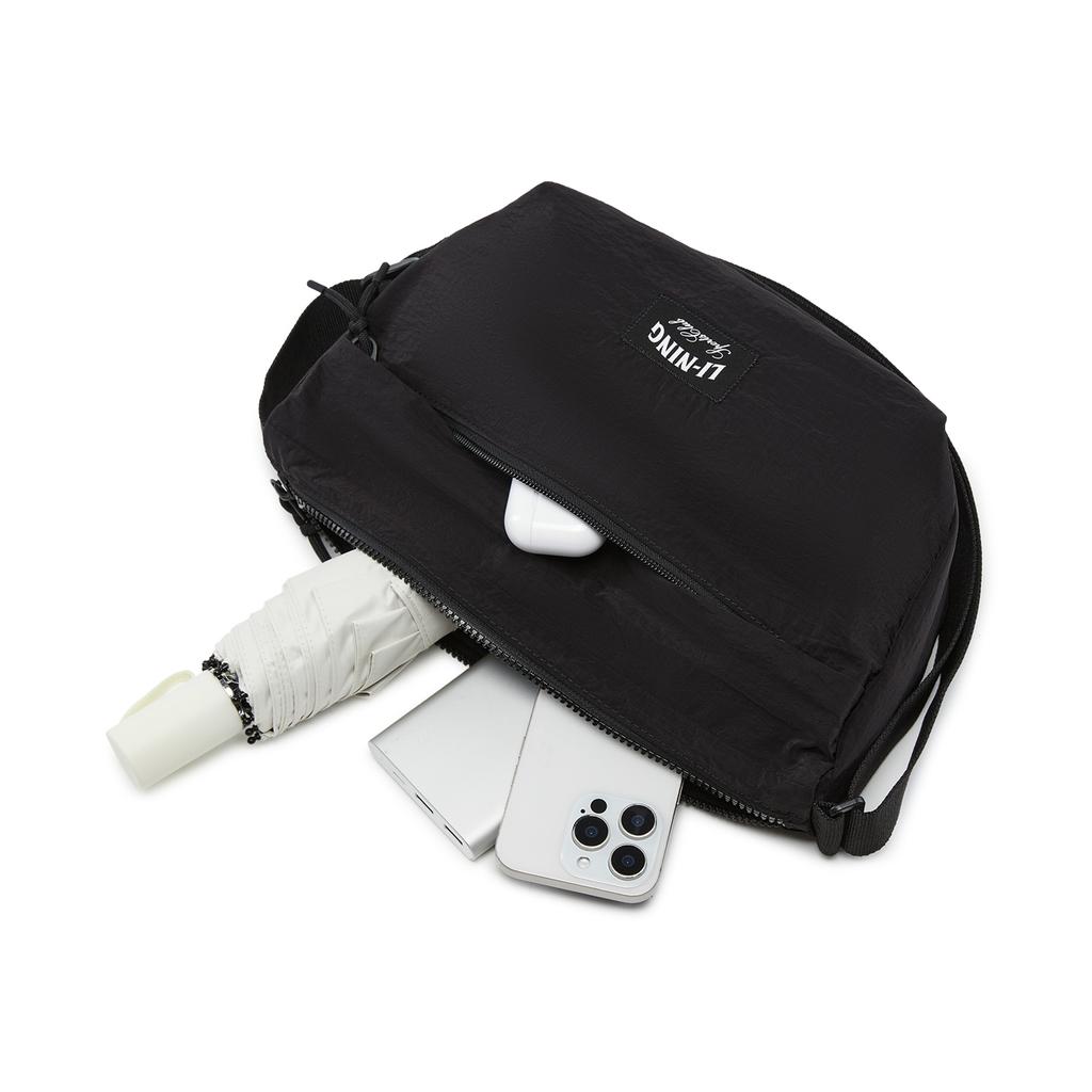 New LiNing Sports Life Collection Polyamide Crossbody Bags Unisex Black ABDV353-1