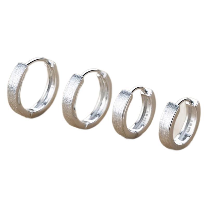 Personalised Vein Circle Earrings Female Light Luxury Niche Senior Sense Elegant Simple Lightweight Minimalist Hoop Earrings