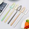 Hangable 5-Piece Tableware Set, Stainless Steel Cutlery Set Dining Utensils Kitchen Dinnerware Set Include Knife/Fork/Spoon/Coffee Spoon