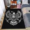 Gothic Eagle Skull Set Designed Floor Mat, Suitable As a Non-slip Mat for the Living Room or Bedroom Sofa