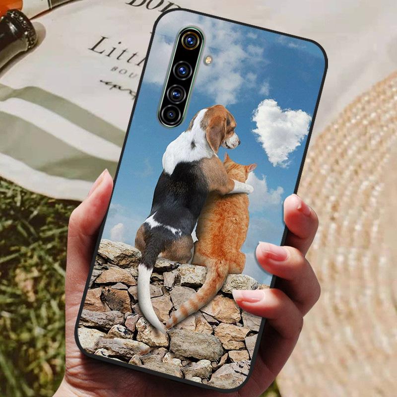 Per Custodia Realme 6 Custodia Realme 6 Pro Custodia Realmi 6s 6i Cover Posteriore Morbida in Silicone TPU per OPPO Realme6 6Pro Realme6Pro 6i Custodia