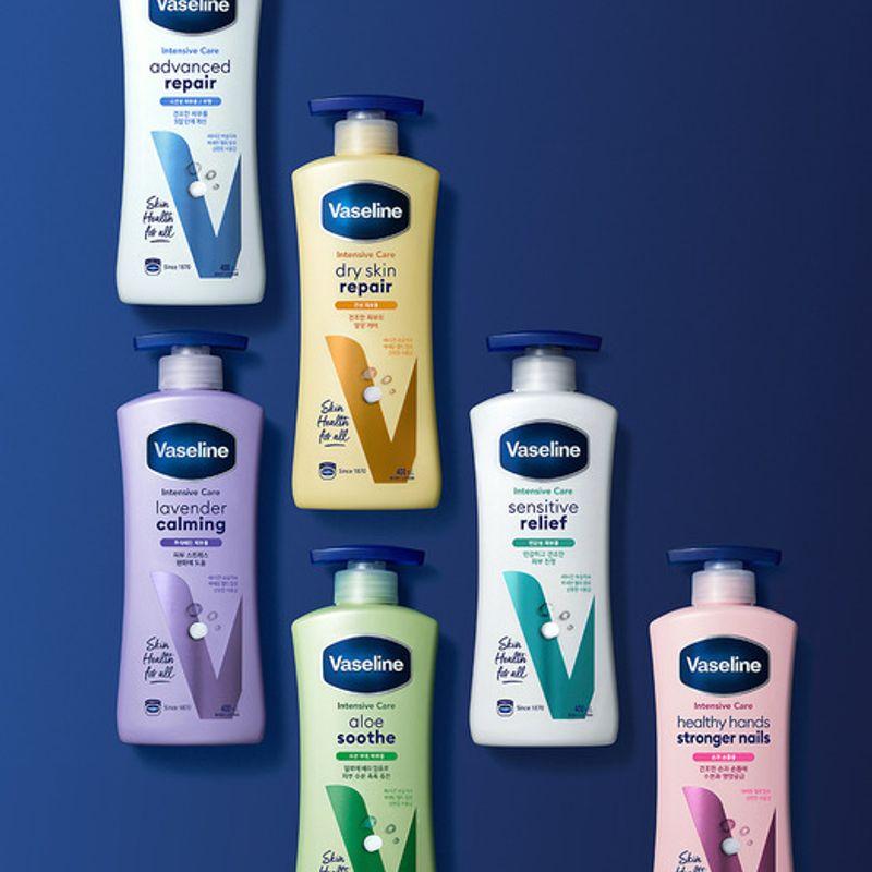 Vaseline Void Body Lotion 400ml x 2 2 aloe vera gels (green)