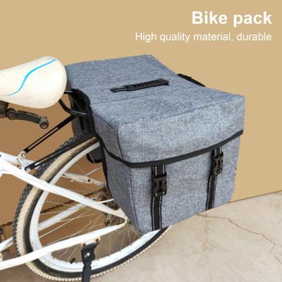 Bike Rear Rack Bag 25L Large Capacity Reflective Hard Shell Cycling Road Mountain Bicycle Trunk