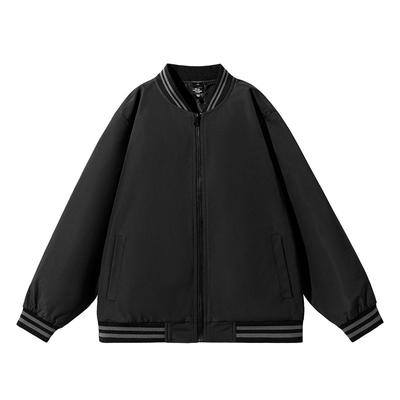 Spring and Autumn New Jacket Men's Zipper Solid Color Baseball Uniform Men's Korean Casual Men's Versatile Jacket Top Men's