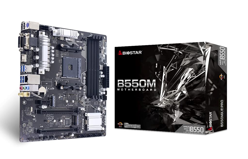

BIOSTAR AMD B550 chipset Micro ATX motherboard PRO [ B550MX/E ]