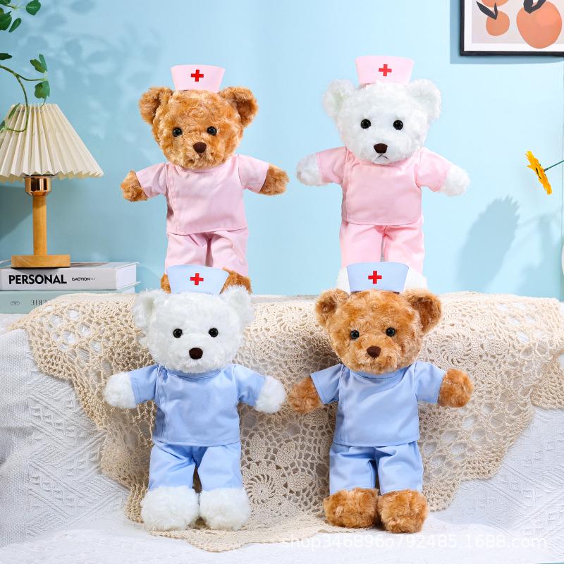 Customized Nurse Graduation Angel Doll In White Coat - Medical Aesthetics College Souvenir with Custom Logo