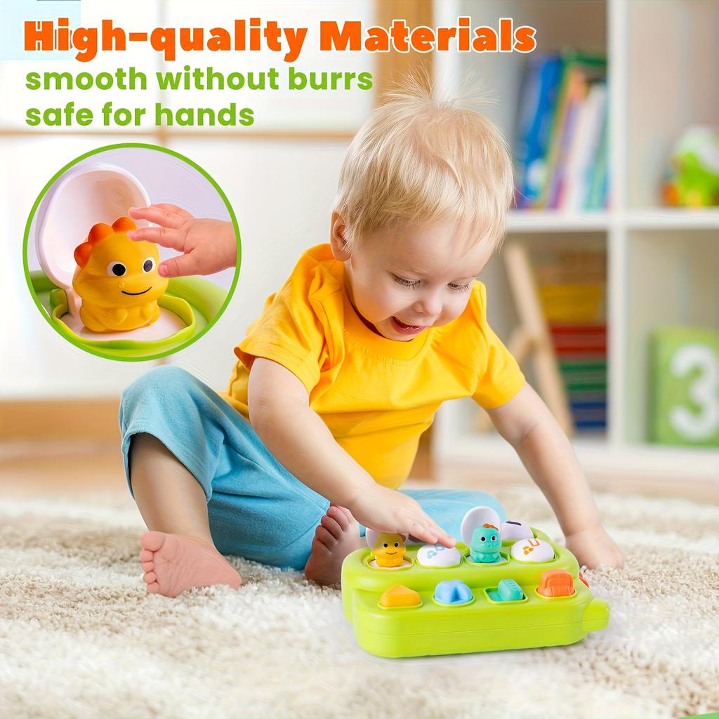 Early Childhood Education Press Dinosaur Toys for Infants and Young Children, Sensory Play Activities, Young Children'S Toys