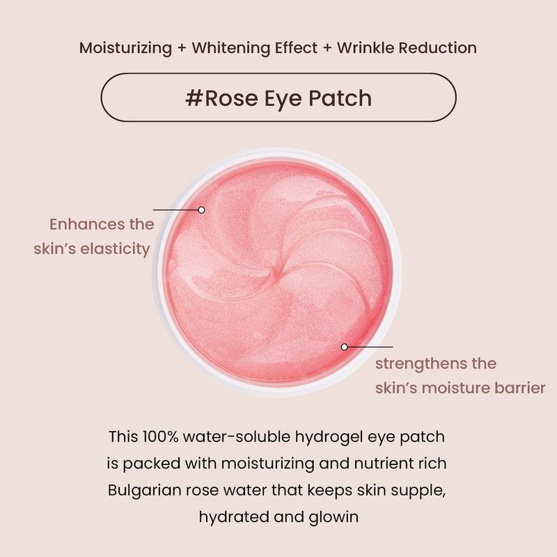 [heimish] Bulgarian Rose Water Hydrogel Eye Patch (60ea)