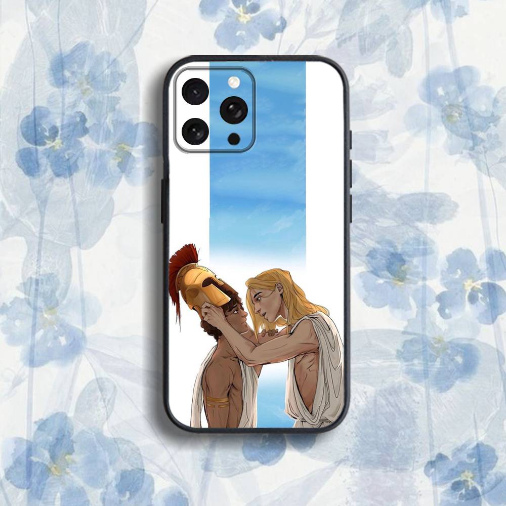 T-The Song-O-OF Achilles Phone Case For iPhone 17,16,15,14,13,12,Pro,Max,Plus,E,SE4,Air,Mini Black Soft Box