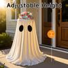 Halloween Fruit Plate Ghost Ornament Door Decoration Luminous Arrangement Pumpkin Bucket Candy Bucket Cute Outdoor Decoration