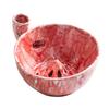 Handmade Ceramic Fruit Strainer Bowl Spinning Colander Drainage Holes Berry Washing Rinse Basket