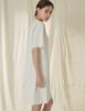 210EDIT Pleated Short Sleeve Dress_Zd2Op561_Ivo