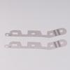 2Pcs Front Bumper Repair Metal Plate Buckle Broken Opening Rotten Buckle Repairer Bracket For Verna 2010-2016