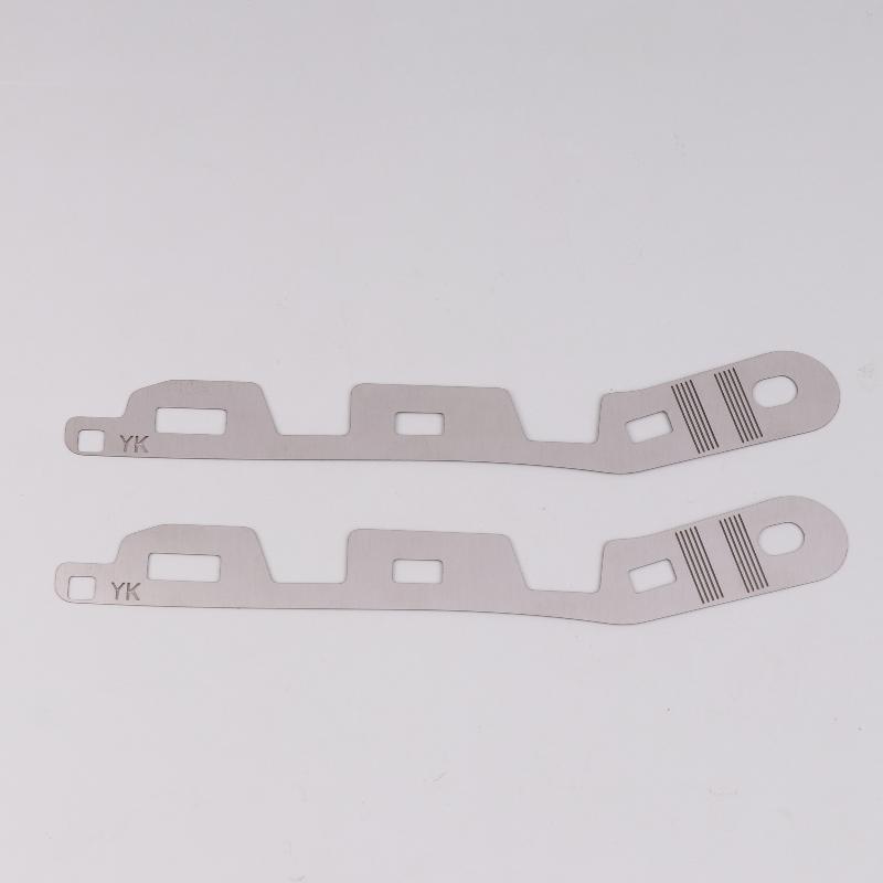 2Pcs Front Bumper Repair Metal Plate Buckle Broken Opening Rotten Buckle Repairer Bracket For Verna 2010-2016