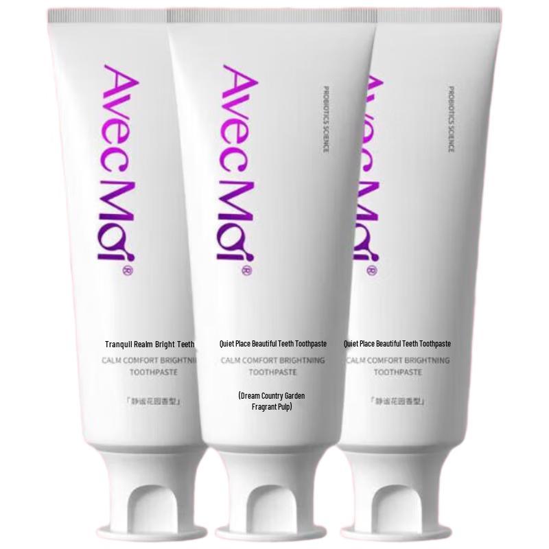 

Avec Moi Probiotic Whitening Toothpaste 3-Pack