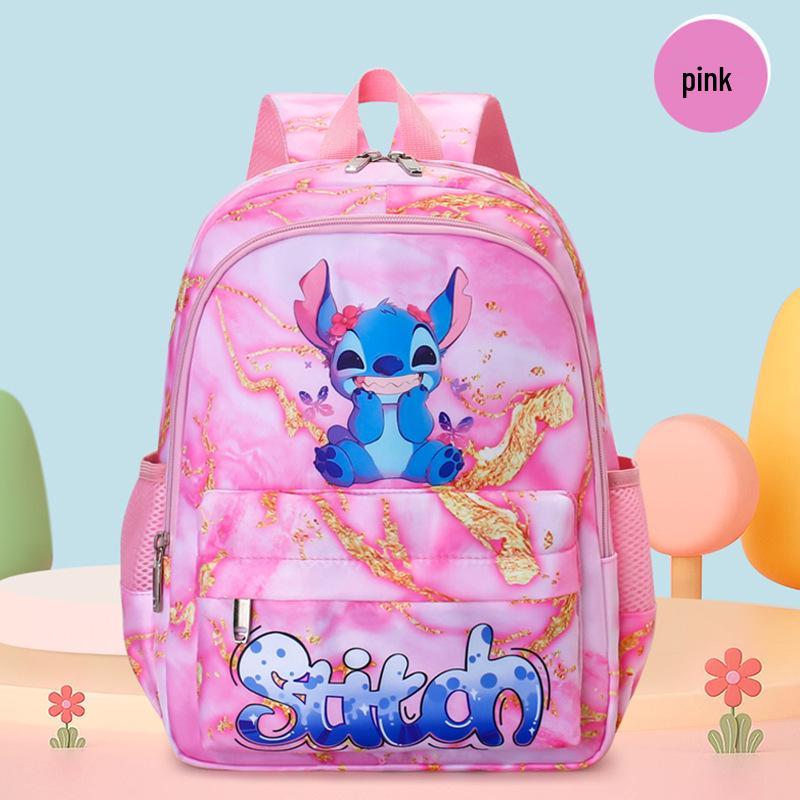 

Детский школьный рюкзак Stitch Cartoon - Легкий рюкзак с двойными лямками для студентов розовый