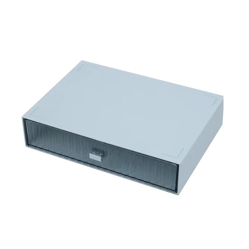 Stackable Plastic Drawer Organizer Modular Makeup Jewelry Storage Box Office Desktop Free Combination Stationery Organizer