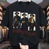 T-shirt Grafica Vintage da Uomo con The Good The Bad and The Ugly Film Realizzata al 100% con R