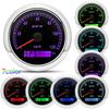 Custom 7 Color LED Universal 80MM GPS Speedometer 0-120kmh 0-60kmh Speed Meter For Boat Car Yacht 80MPH Odometer With Antenna