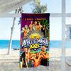 Wrestlemania Customize Text Beach Towel Soft Durable Quick-Dry Portable for SwimmingBeachCamping Travel Beach AccessoriesGym
