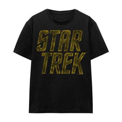 STAR TREK Unisex Adult Distressed Logo T-Shirt