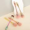 Small Waist Loose Powder Brush Nail Dust Brush Contour Blush Brush Mushroom Head Makeup Brush Beauty Tool Electroplated Handle