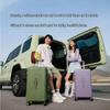 OIWAS 24-inch Hardside Checked Luggage