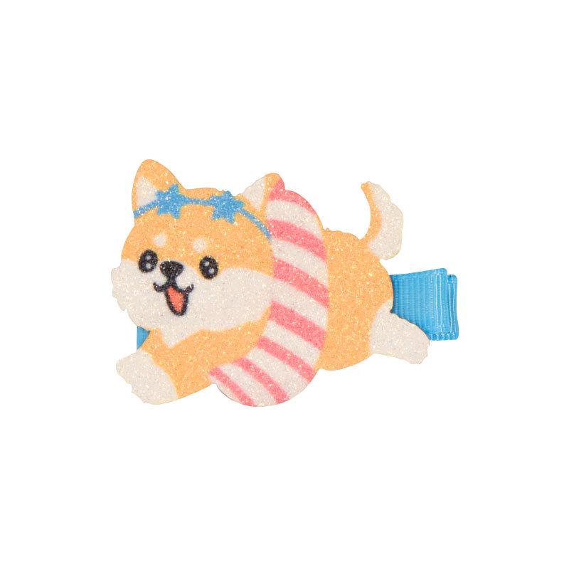 Summer Cartoon Pet Dog Hairpin: Super Cute Animal Parent-Child Holiday Hair Accessories for Babies