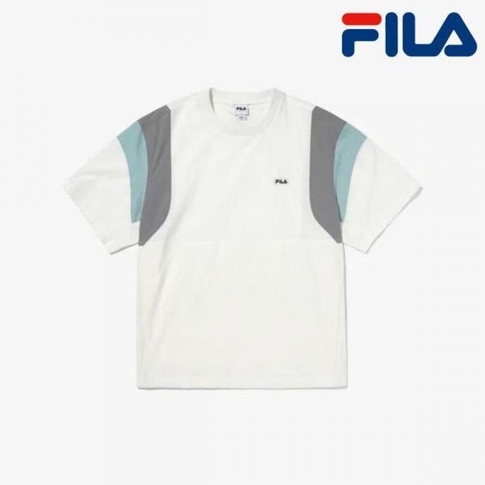 Fila Lightweight Stretch Color Block Short Sleeve Tee 105(XL)