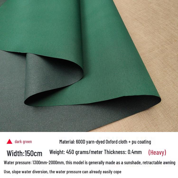 

Премиальная ткань Оксфорд 600D, окрашенная в пряже, в полоску, солнцезащитная, водонепроницаемая ткань для навесов