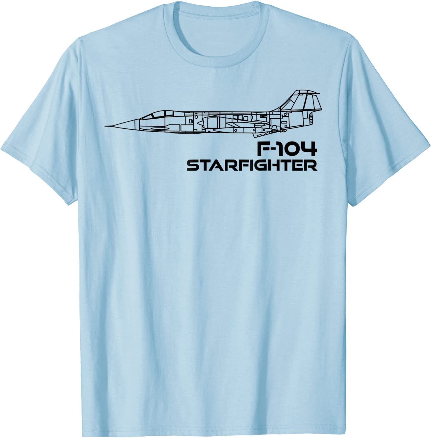 

F104 Starfighter Jet Plane Men TShirt Short Sleeve Casual 100 Cotton ONeck Summer Harajuku Shirt 4XL