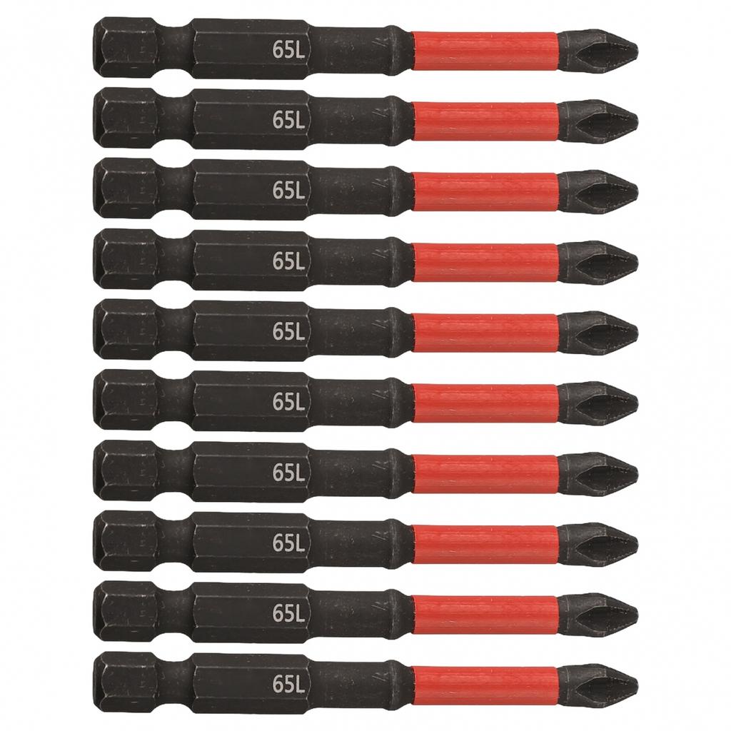 10er Pack PH2 Magnetischer Schraubendreher Bit Satz Rutschfest Lang Schraubendreher Bohrer