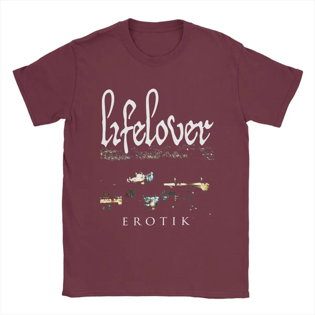 Tričko Lifelover Erotik Pánská 100% bavlna Vintage trička Trička s kulatým výstřihem Trička s krátkým rukávem 4XL 5XL