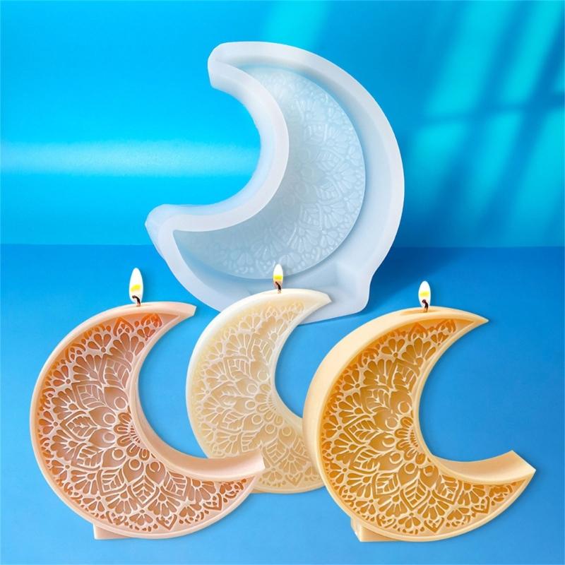 Moon Castles Epoxy Resin Mold Nonstick Fondant Chocolate Mold Table Ornament Making Tool Scented Candle Mold Enduring