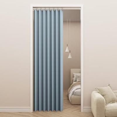 YKFN Room Divider Curtain, Thermal Insulation, Grade 1 Blackout, Stylish Nordic Style, 230cm Long X 100cm Wide, 1 Panel, Accordion Curtain, Room Divid